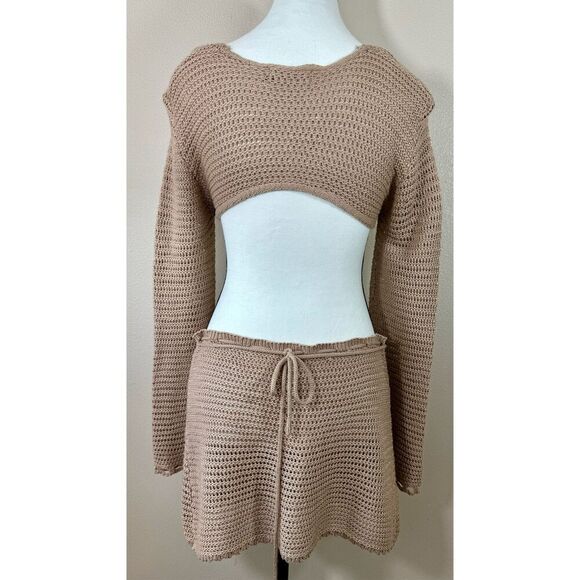 NWT LILLUSORY Swim Cover Up for Women Swimsuit Coverup Sexy Beach Crochet Dress - Picture 6 of 12